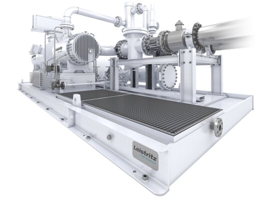© Leistritz AG graphic of large multi phase pump | © Leistritz AG