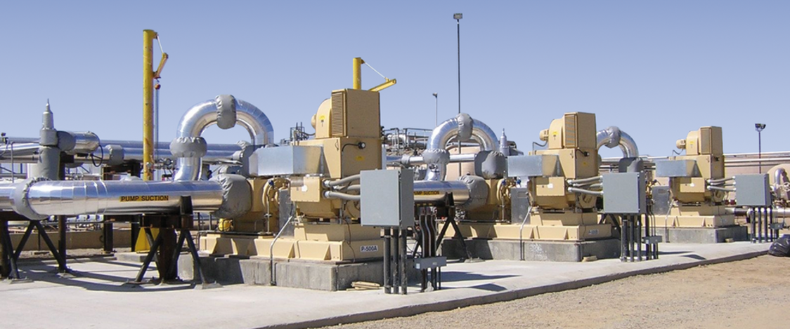 © Leistritz AG Onshore Multiphase pump System in the desert | © Leistritz AG